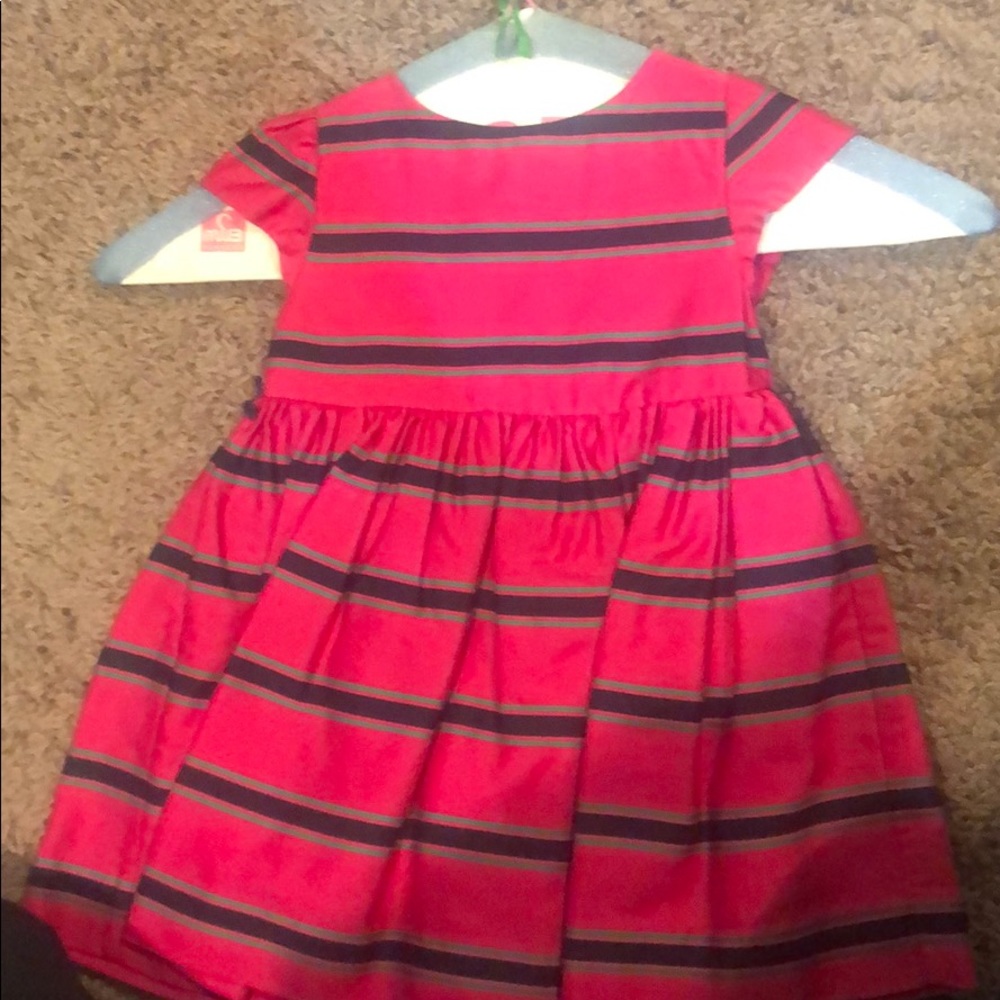Ralph Lauren 9 months pink and navy dress